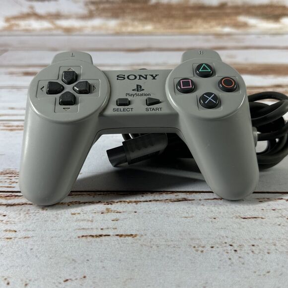Official Sony PlayStation 1 PS1 Controller Grey SCPH-1080 - tested and working - Picture 2 of 5